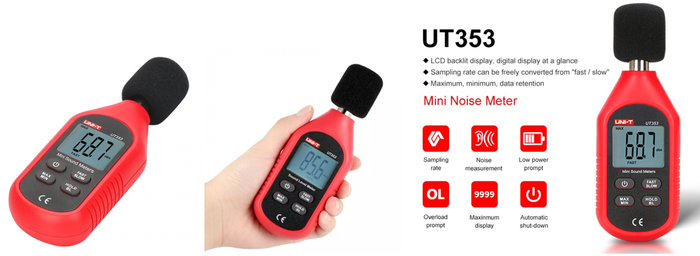 UT353 Sound Level Meter เครื่องวัดเสียง